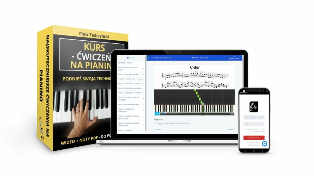 cwiczenia na pianino