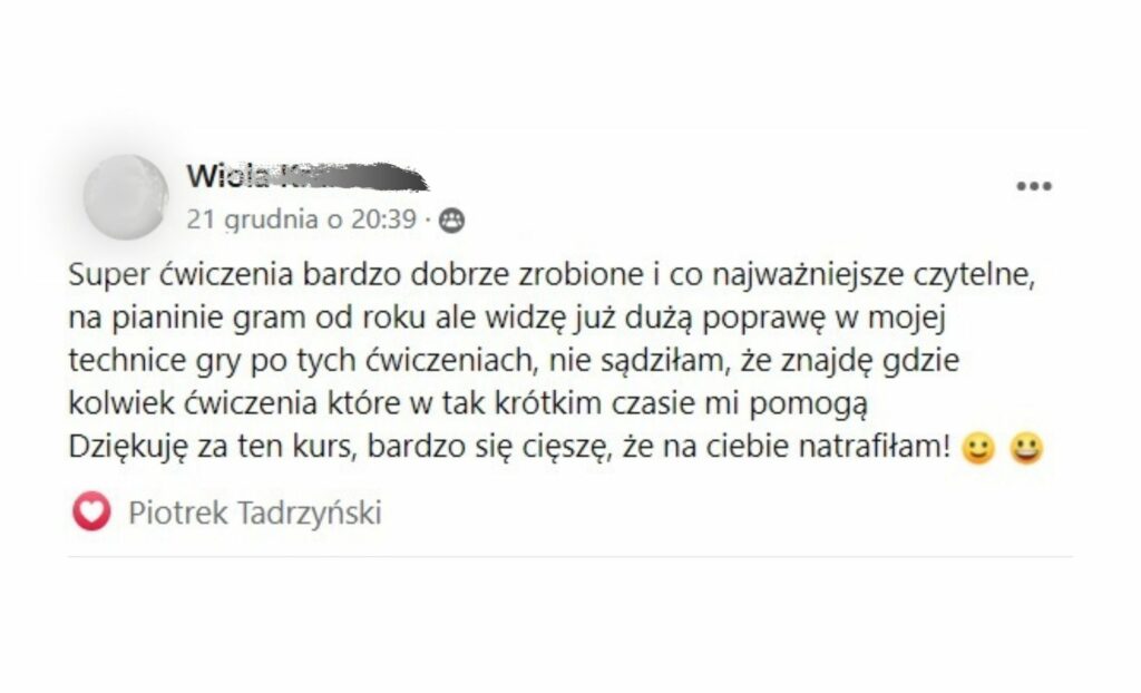 cwiczenia na pianino