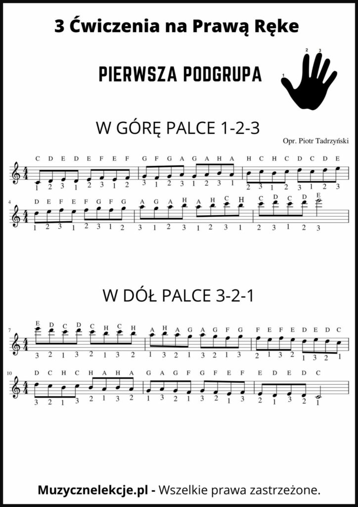 cwiczenia na akordeon