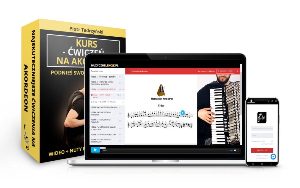 kurs ćwiczenia na akordeon