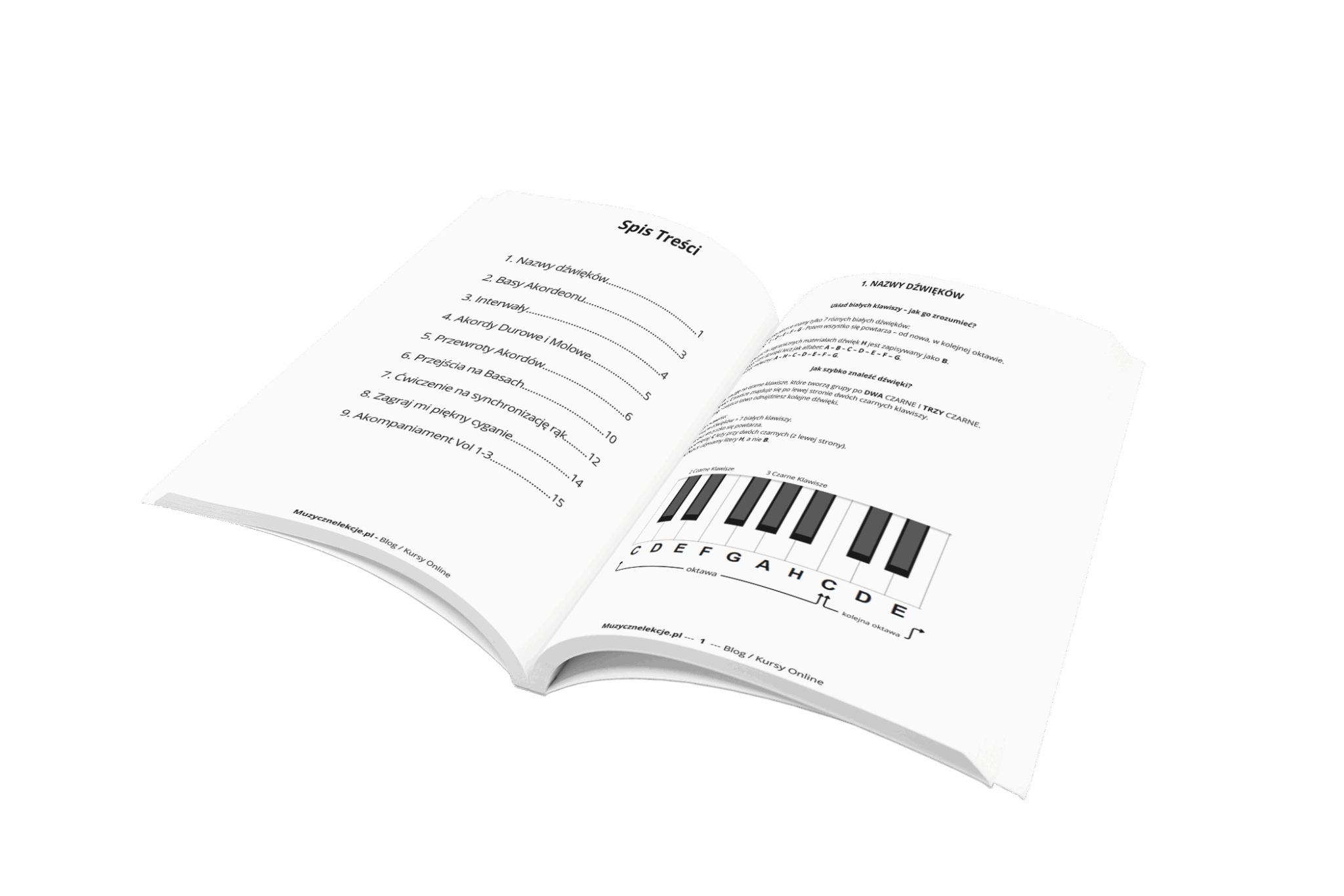 akordeon spis treści