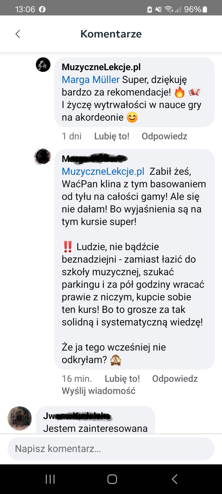 opinia komentarz